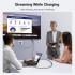 UGREEN USB C to HDMI Cable with 100W PD Fast Charging Adapter 4K@60Hz 2-in-1 Thunderbolt Unidirectional Type C to HDMI Compatible iPhone 17 Pro Max, SteamDeck, MacBook, iPad, Galaxy S25, XPS, 2M